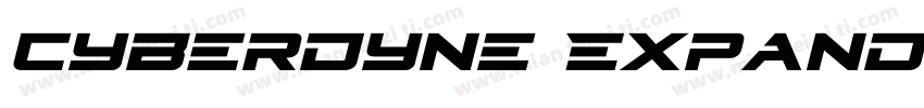 Cyberdyne Expanded Italic Expanded字体转换